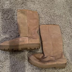 Suede boots w lining